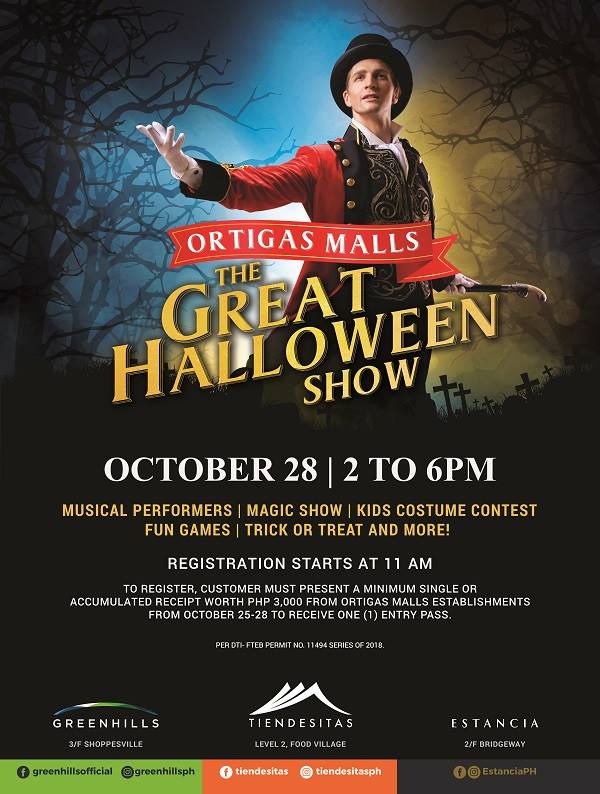 ortigas malls: the great halloween show