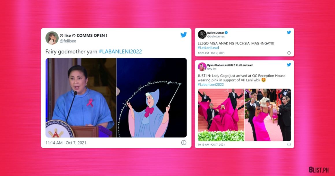 Pinoys Post the Funniest Pink Tweets in Support of VP Leni Robredo ...