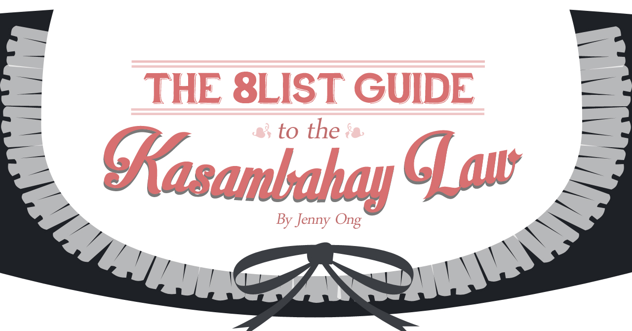 The 8List Guide to the Kasambahay Law The 8List Guide to the Kasambahay Law