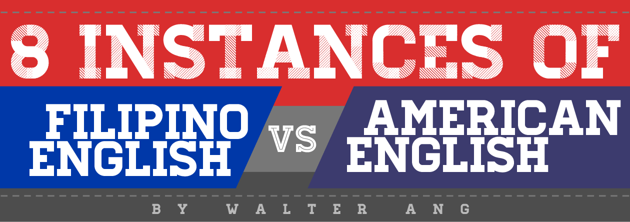 8 Instances of Filipino English vs. American English 8 Instances of Filipino English vs. American English
