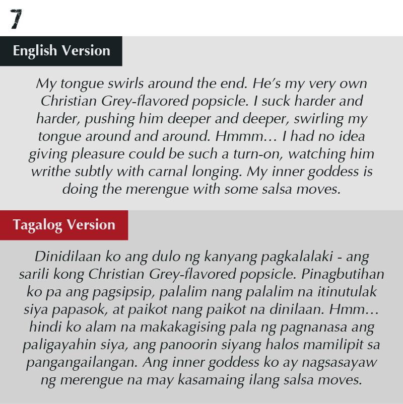 8 of the Worst Excerpts from the Tagalog Translation of Fifty Shades of