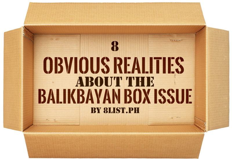 8 Obvious Realities About The Balikbayan Box Issue - 8List.ph