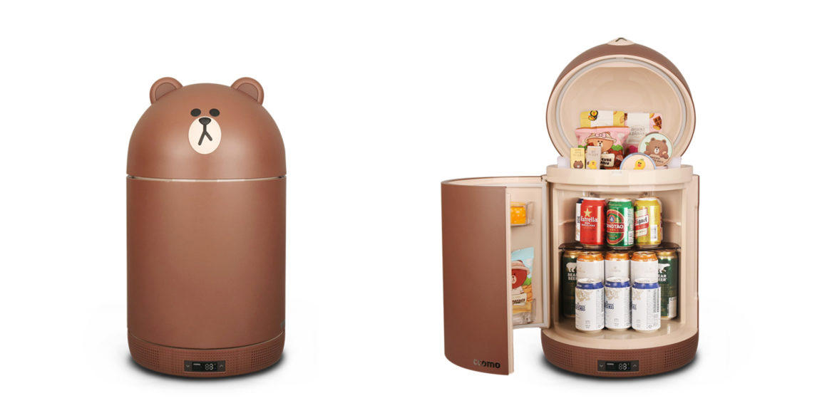 This Adorable Mini Fridge Can Store Snacks and Drinks, Sanitize Items