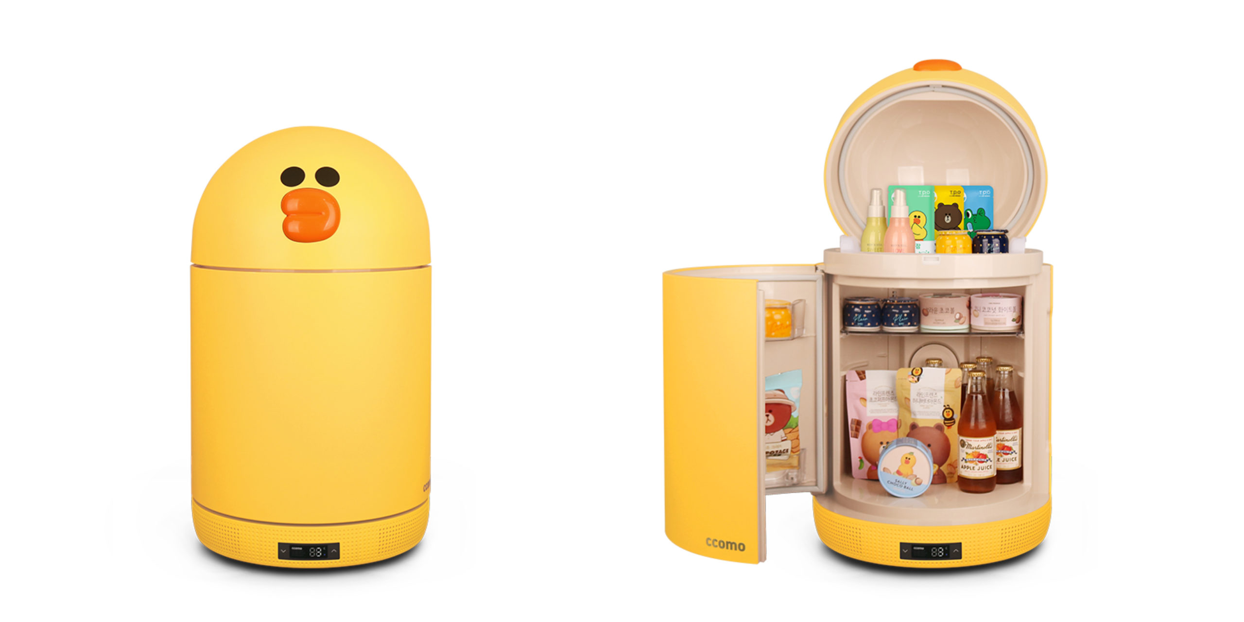 This Adorable Mini Fridge Can Store Snacks and Drinks, Sanitize Items