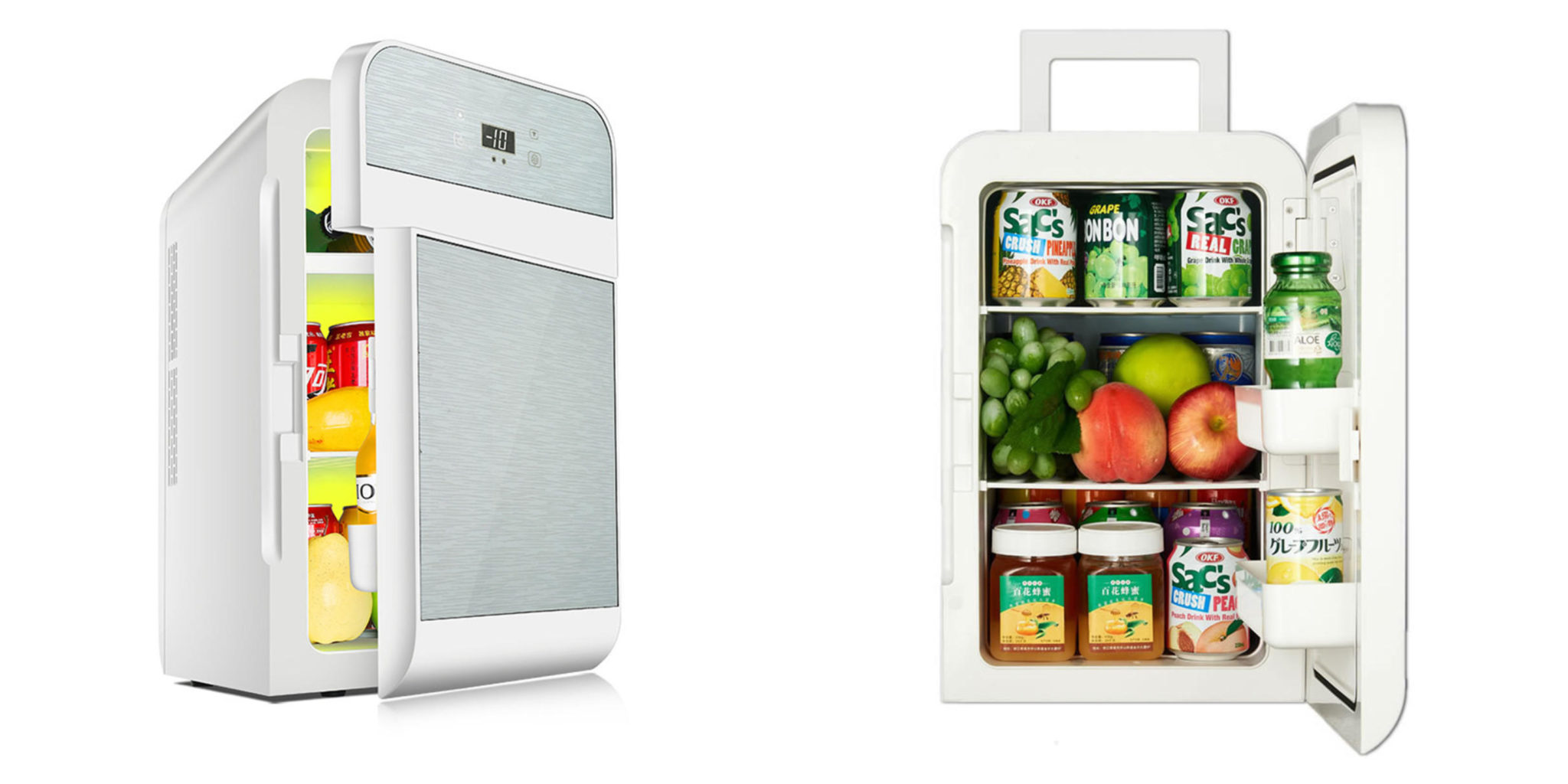 This Adorable Mini Fridge Can Store Snacks and Drinks, Sanitize Items