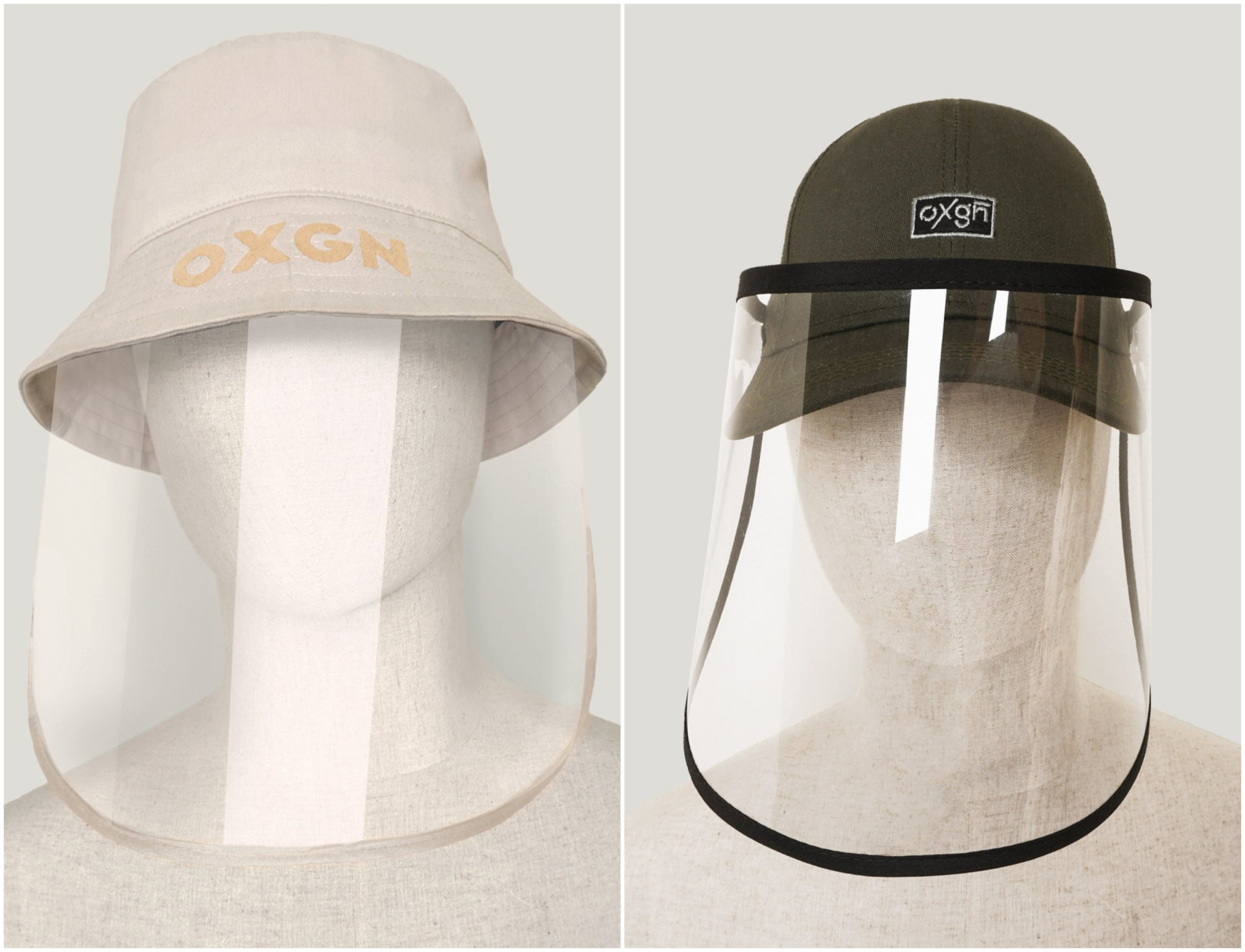 These Cool Caps and Bucket Hats Come With Detachable Face Shields