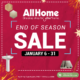 January 2021 Sale AllHome