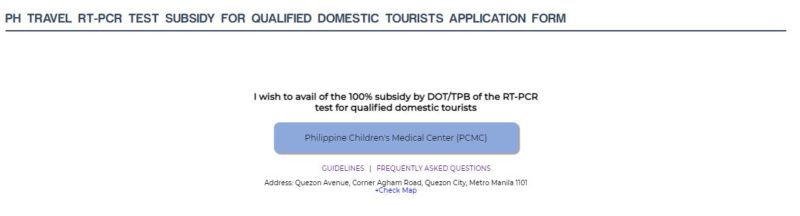 free rt-pcr test - tourism promotions board 2