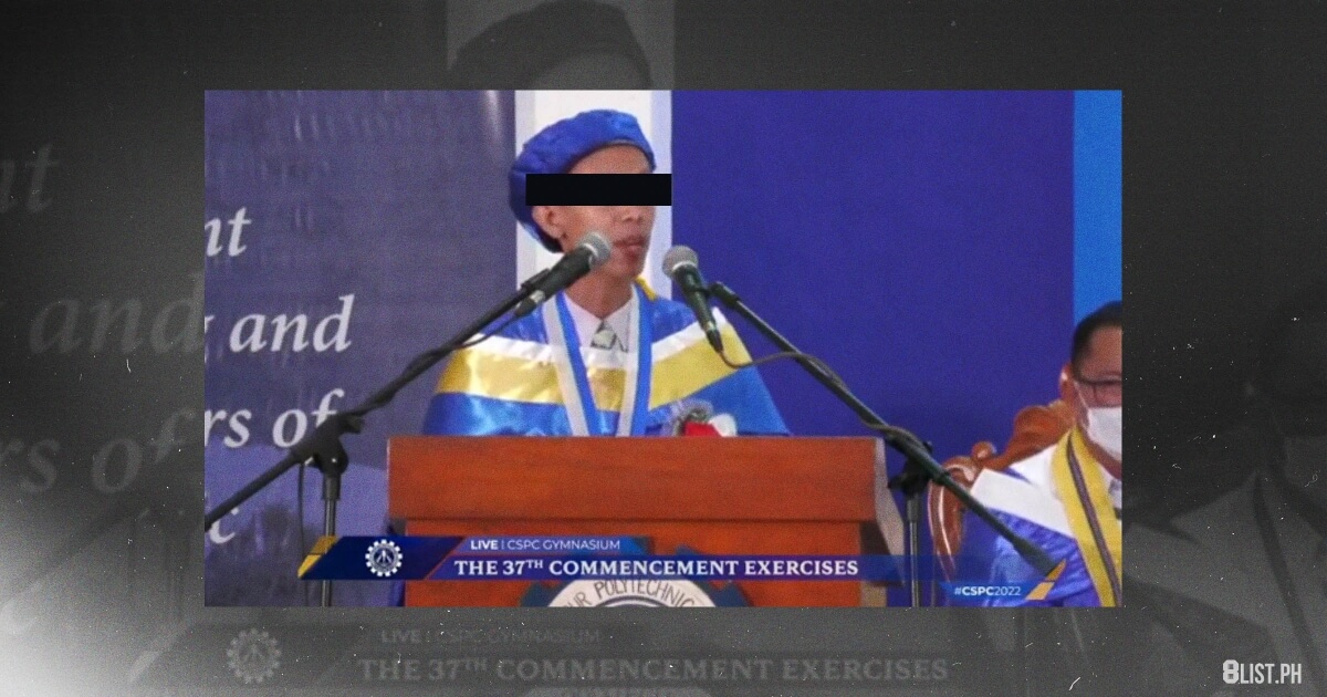 CamSur Magna Cum Laude Accused of Plagiarized Graduation Speech