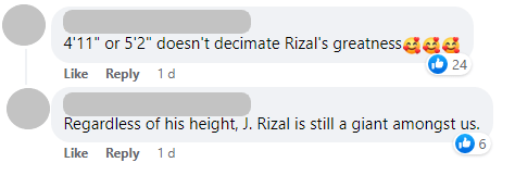 Jose Rizal height