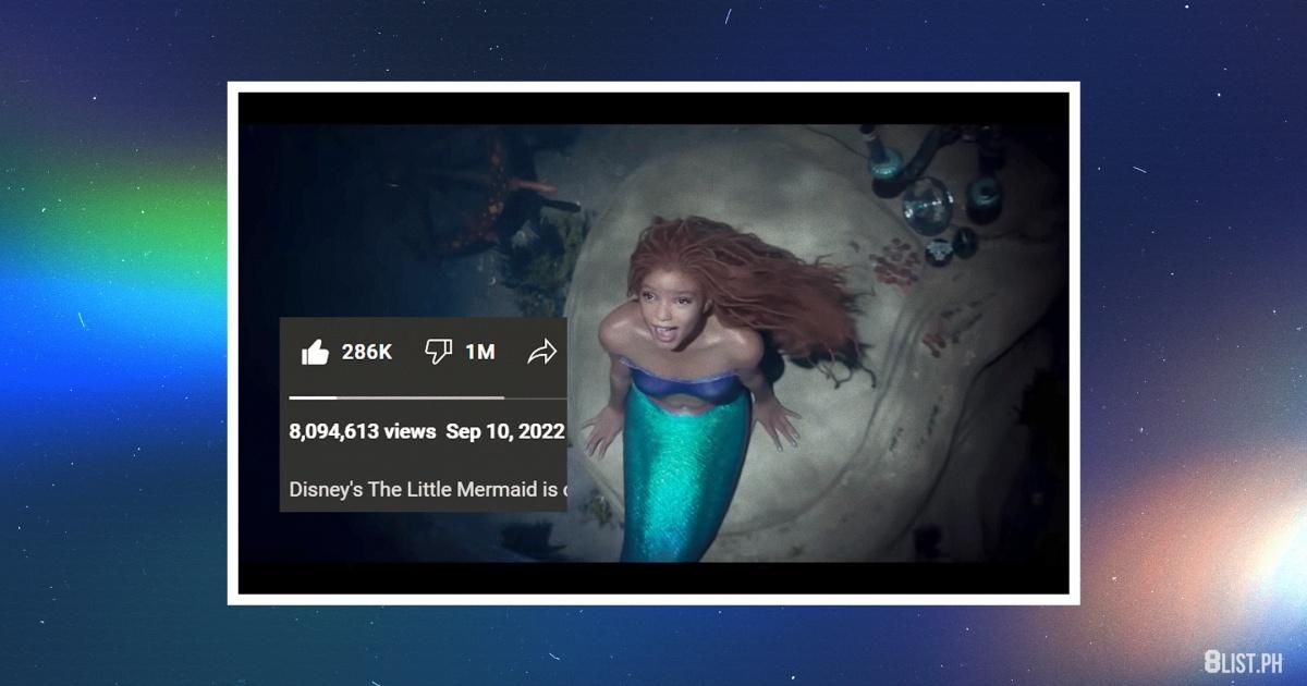'The Little Mermaid' Now Has 1.5 Million Dislikes on YouTube