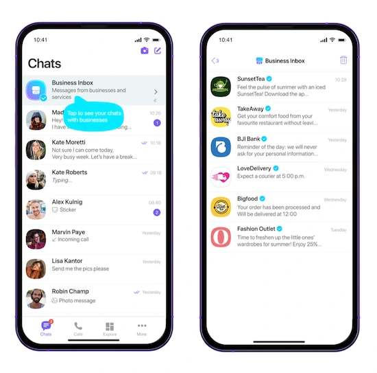 Viber Business Inbox